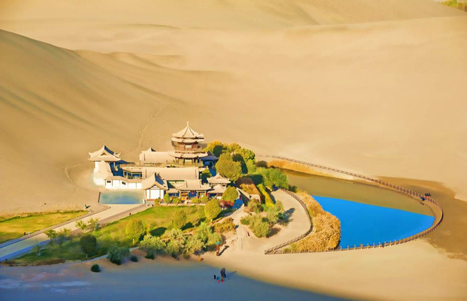 the echoing sand & Crescent lake 